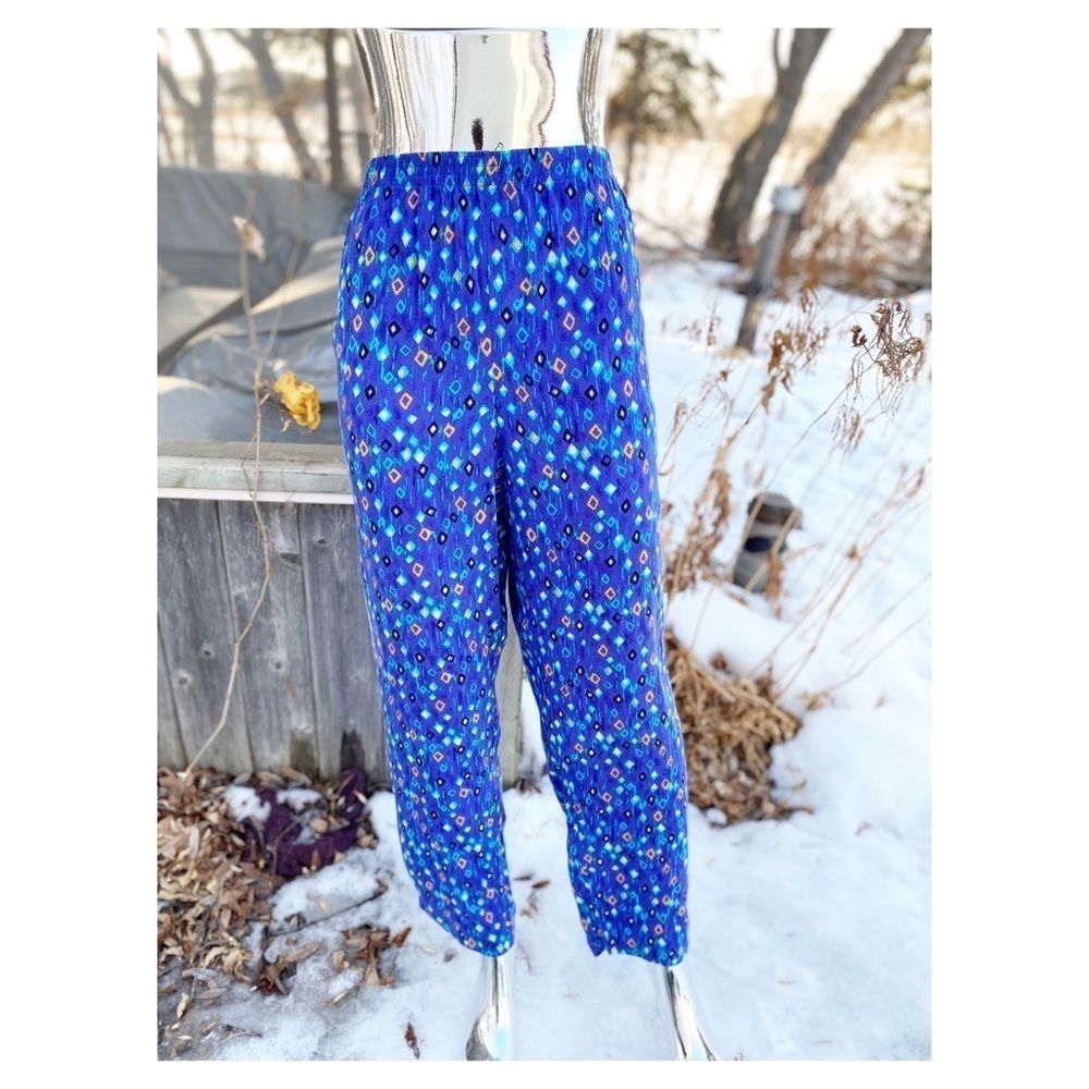 Vintage Atomic Harem Pants Casual Soft Relaxed Sz 42